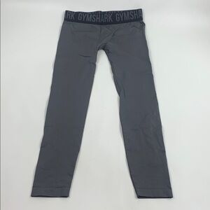 Gymshark Charcoal Gray Black Performance Leggings Size Small Stretch NEW NWOT